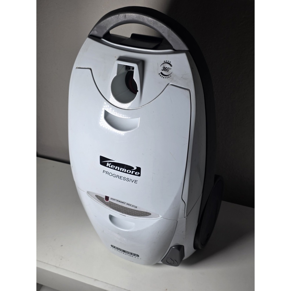 Kenmore Progressive 116 True HEPA 360 Vacuum Cleaner White Canister Only Works - Picture 2 of 16
